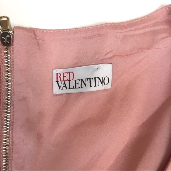 RED Valentino Pink Ruffle Sleeve Dress - Picture 7 of 8